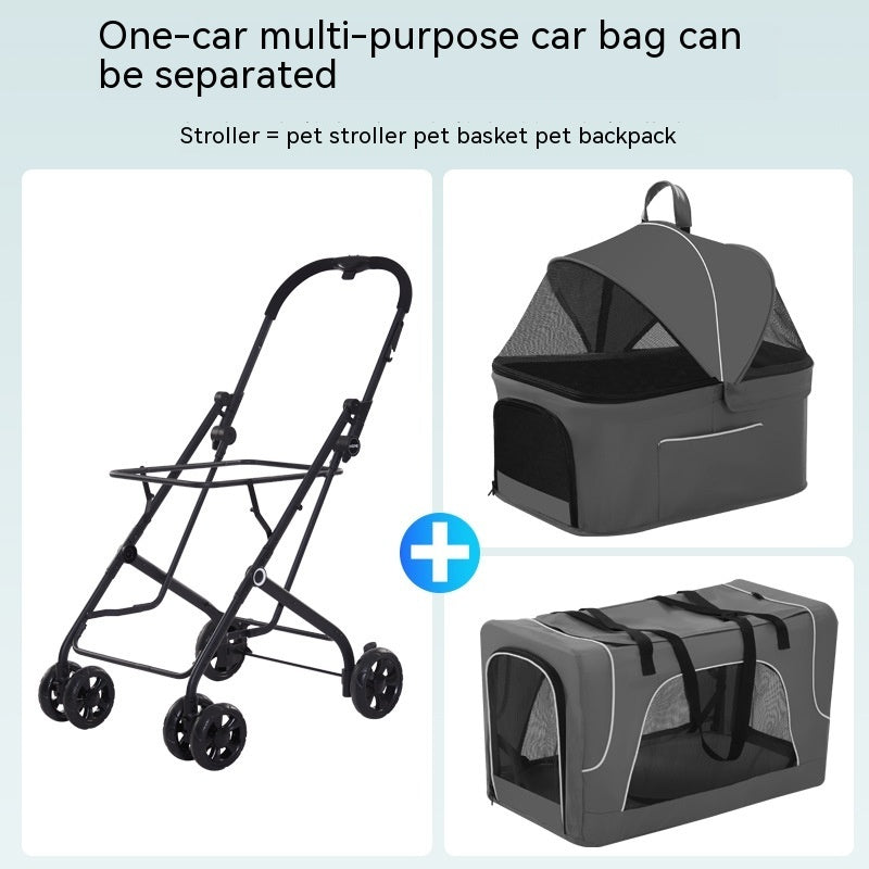 Lightweight Folding Dog Trolley