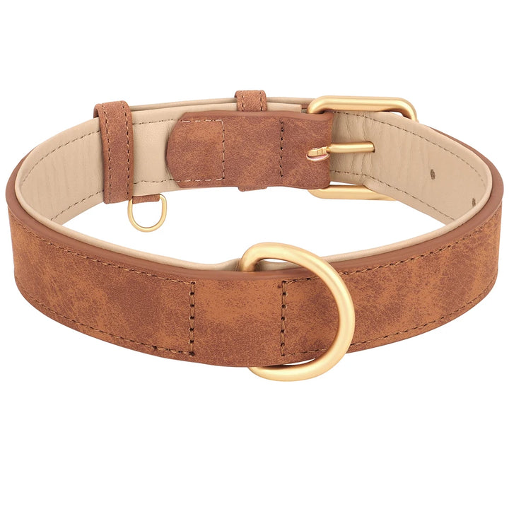 Durable Leather Dogs Adjustable Collars