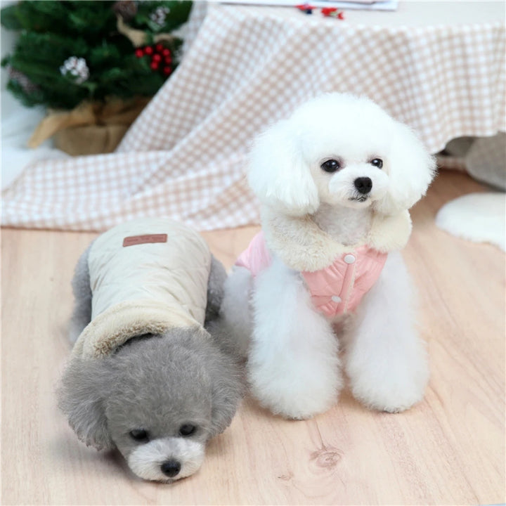 Winter Fur Collar Dog Jacket