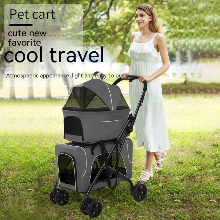 Lightweight Folding Dog Trolley