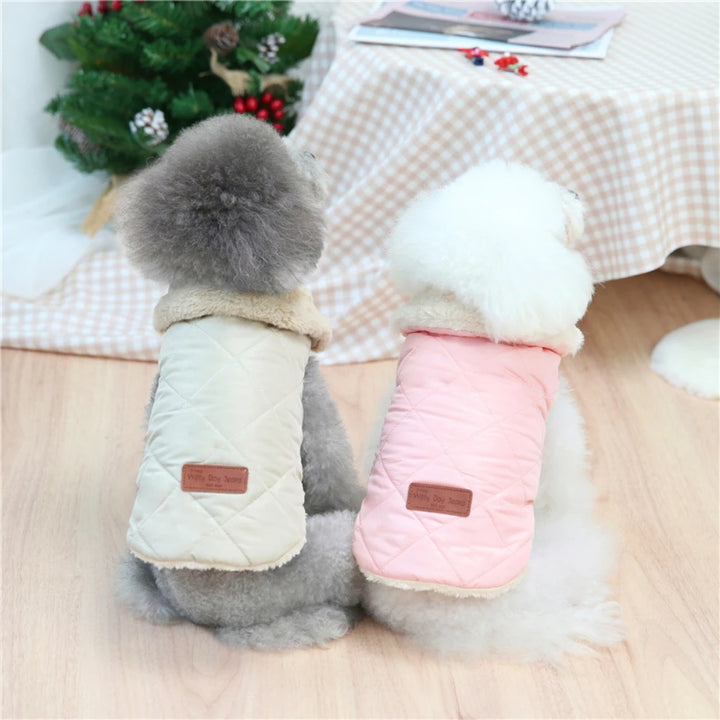 Winter Fur Collar Dog Jacket