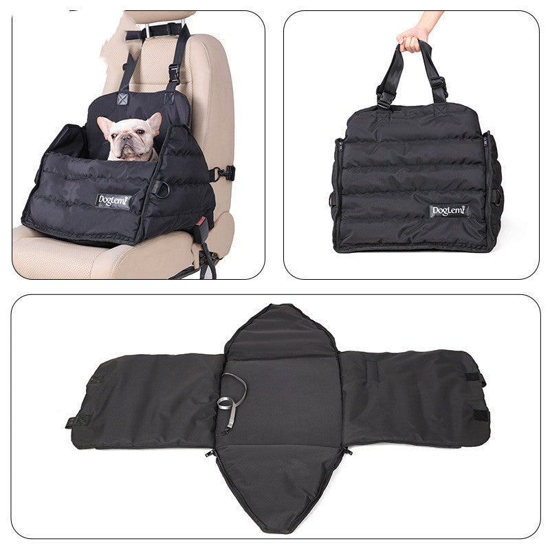 Multi-Functional Dog Car Seat Bag & Pad