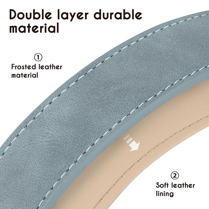 Durable Leather Dogs Adjustable Collars