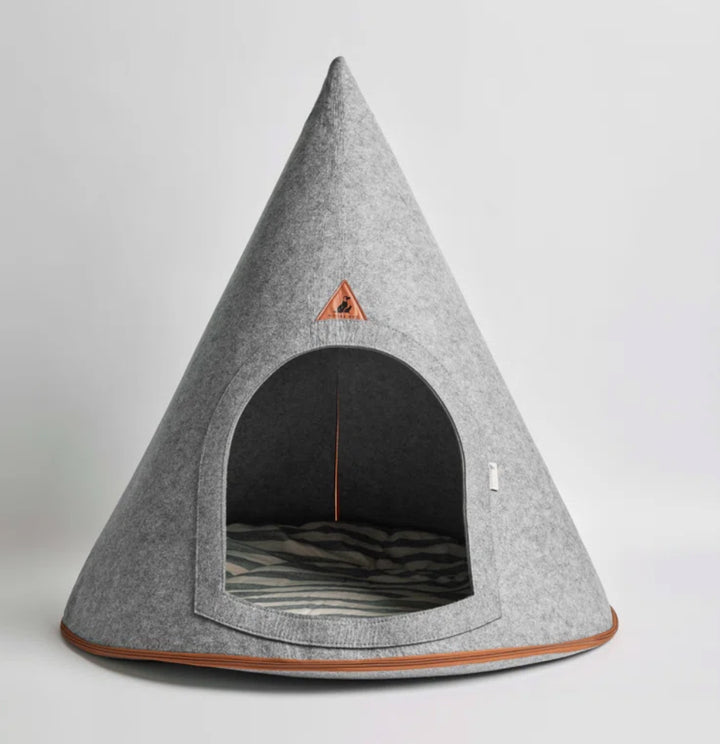 Cozy Felt Teepee Pet Bed