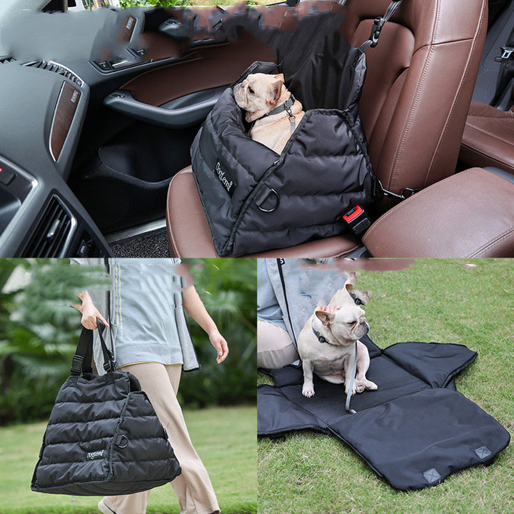 Multi-Functional Dog Car Seat Bag & Pad