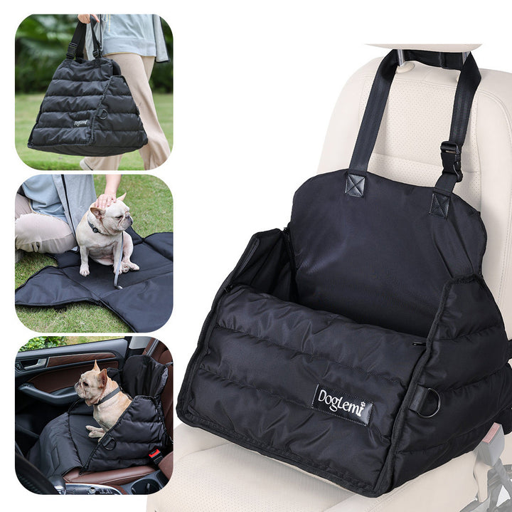 Multi-Functional Dog Car Seat Bag & Pad