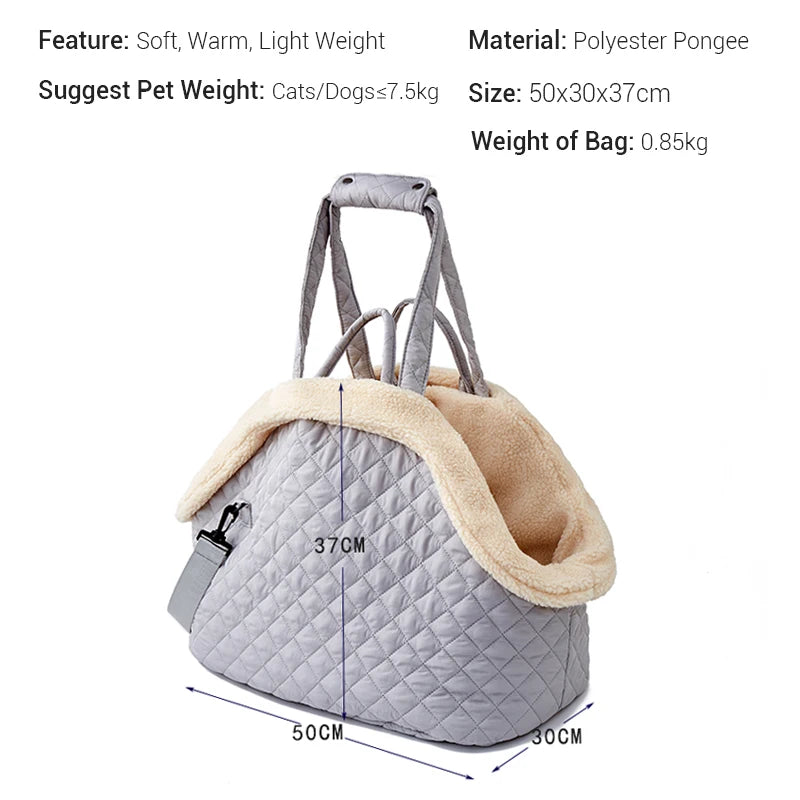 Quilted Dog Bag