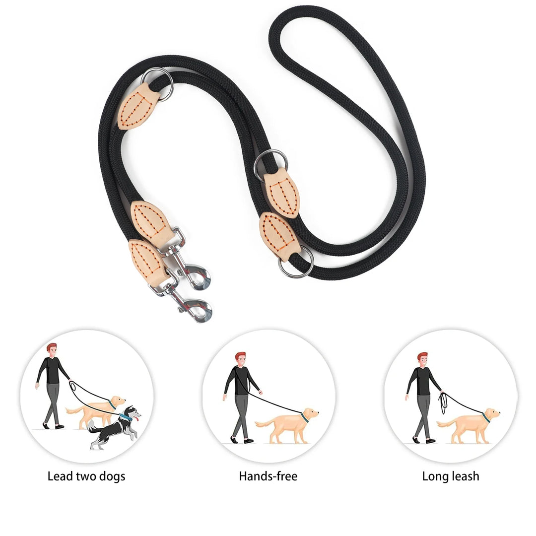 Multi-purpose Double Dog Leash