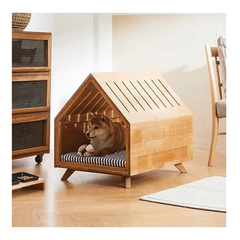 High quality durable Wooden Dog Bed indoor