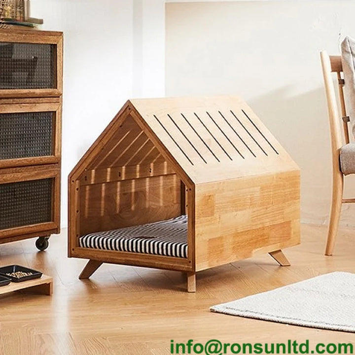 High quality durable Wooden Dog Bed indoor