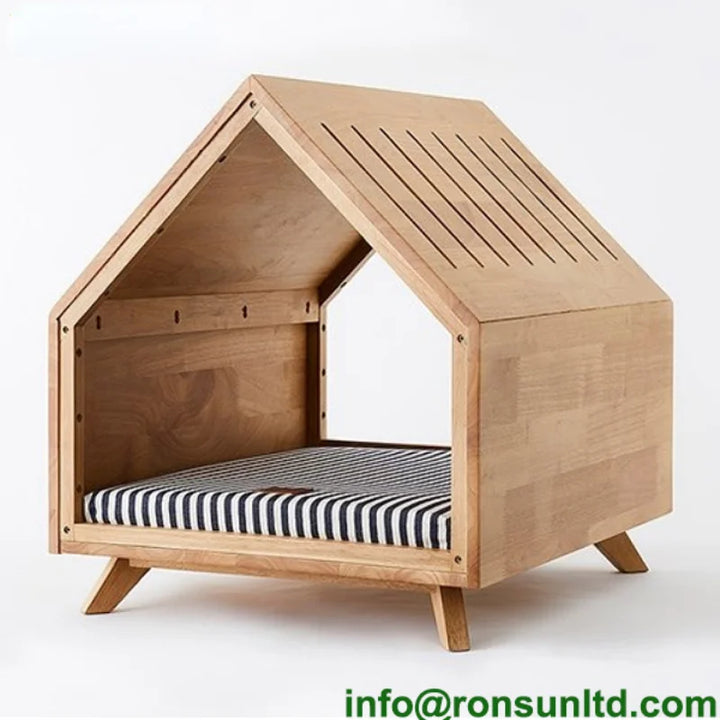 High quality durable Wooden Dog Bed indoor