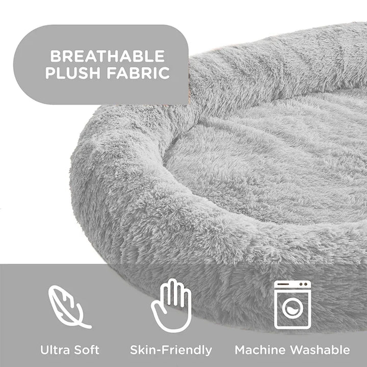 Large Luxury Plush Dog Bed