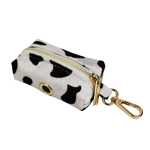 Designer Luxury Cow Print Dog Collar and Leash