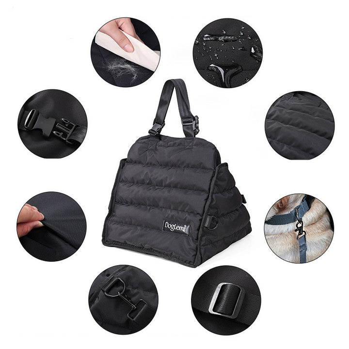 Multi-Functional Dog Car Seat Bag & Pad